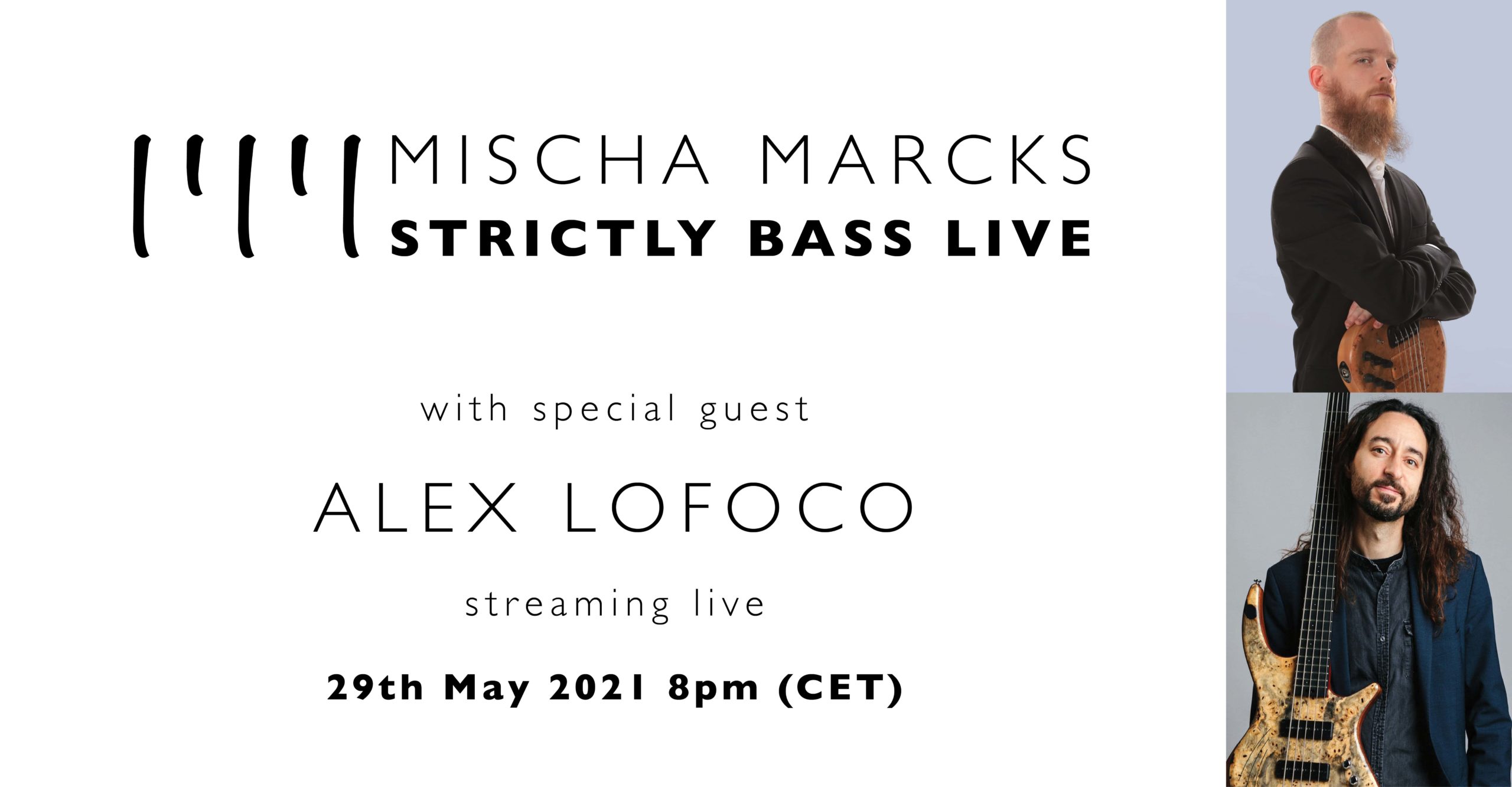 STRICTLY BASS LIVE with special guest Alex Lofoco