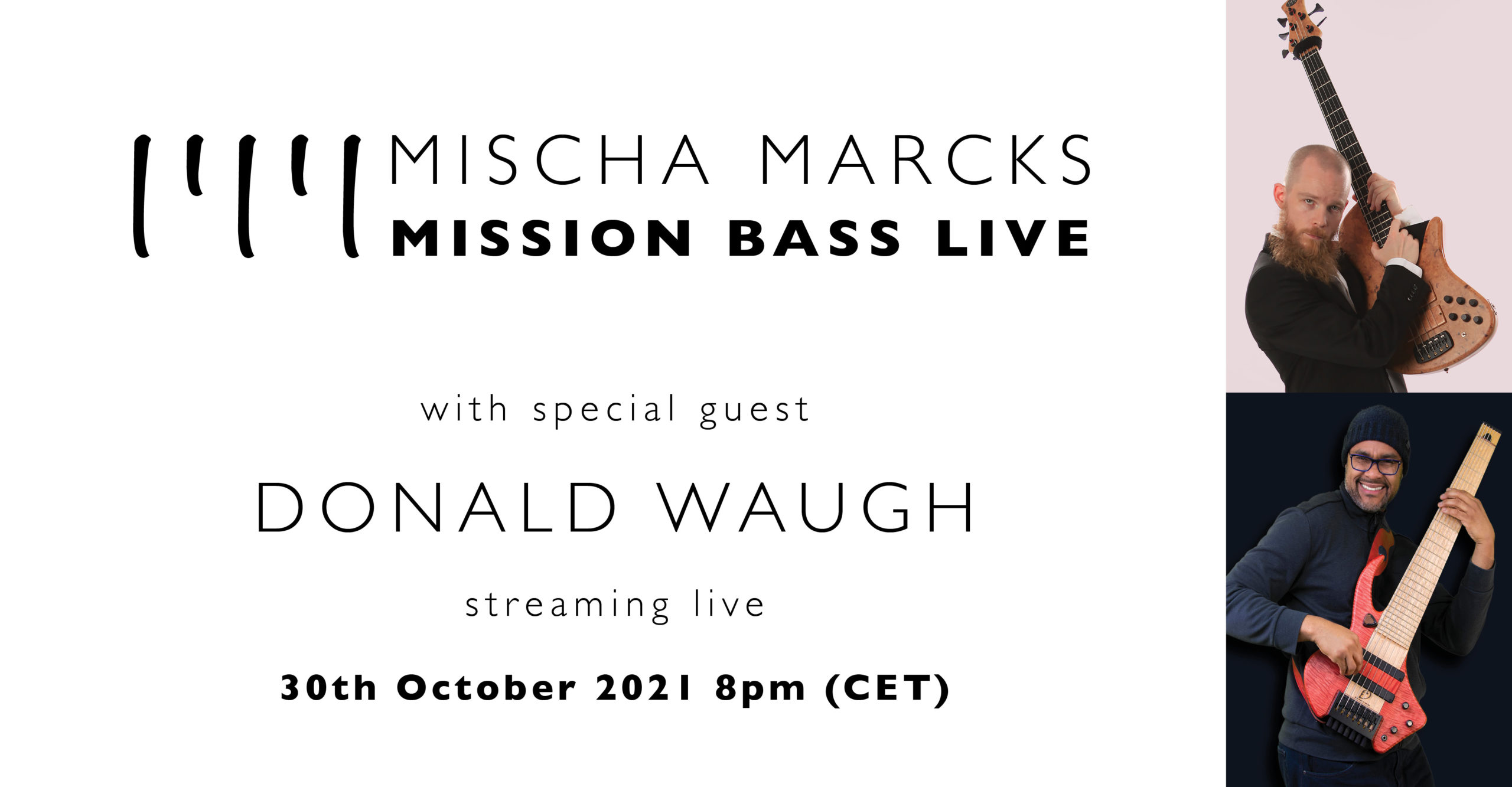 MISSION BASS LIVE with special guest Donald Waugh