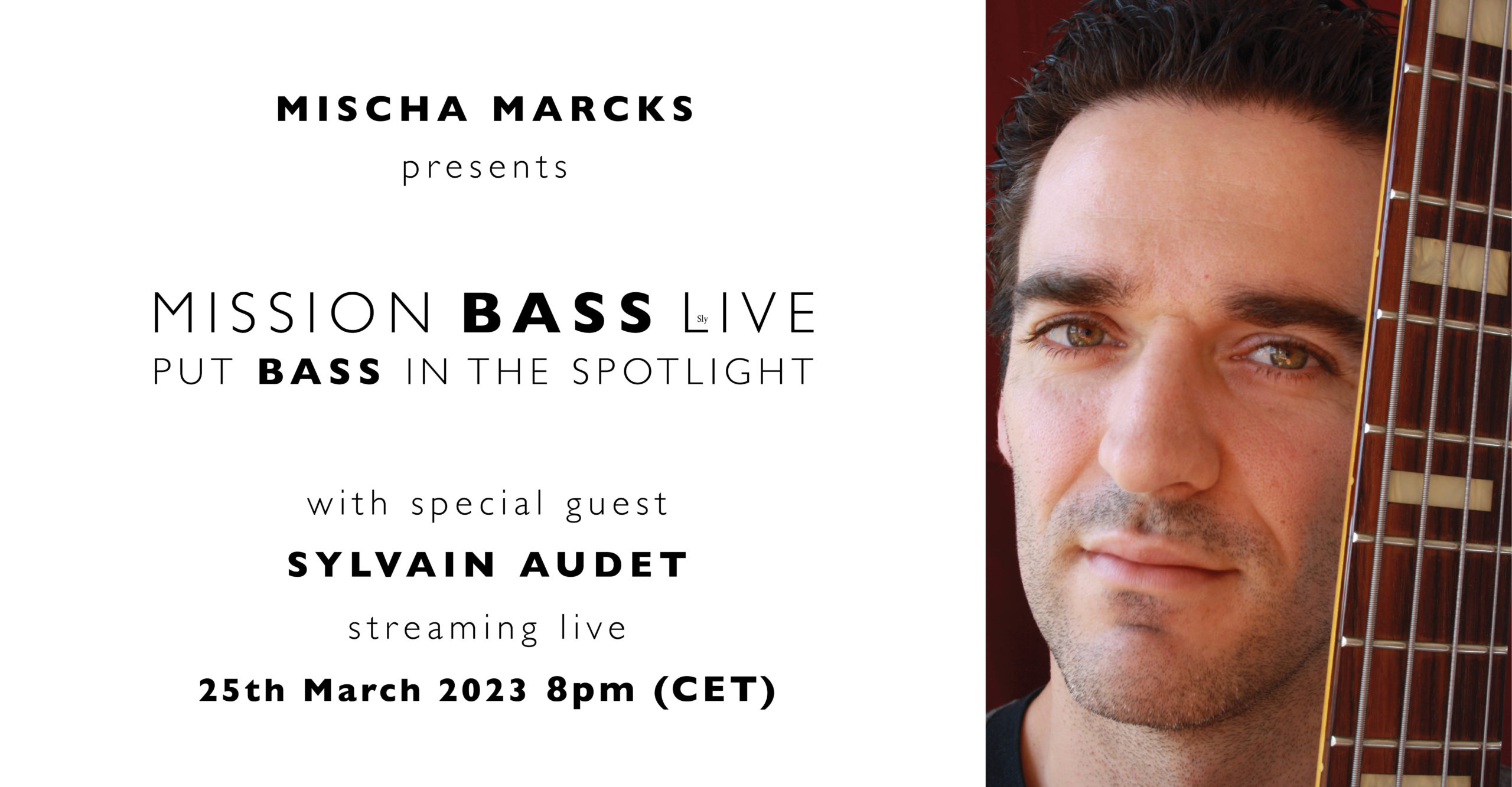 Mission bass live Sylvain Audet Slyonbass Josh Cohen Ariane Cap Magnus Sjöquist Karl Clews Alex Lofoco Edd Bateman Donald Waugh Tommy Lee Depp Lin Mischa Marcks Trip Wamsley Lars Lehmann Gzregorz Kosinski Omar Harb bakithi kumalo solo bass education live streaming michael manring mery's key